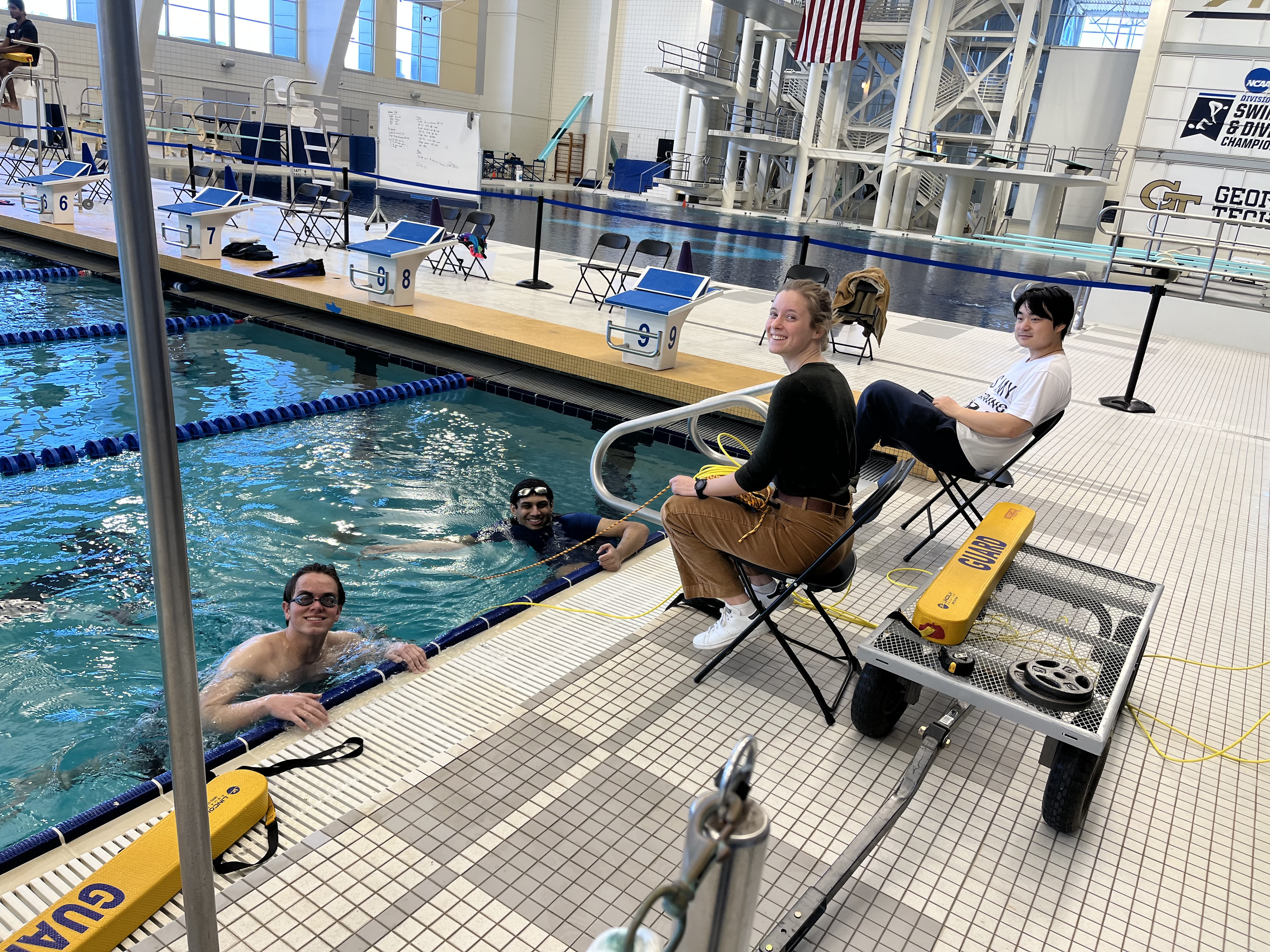 Field testing in the Georgia Tech pool